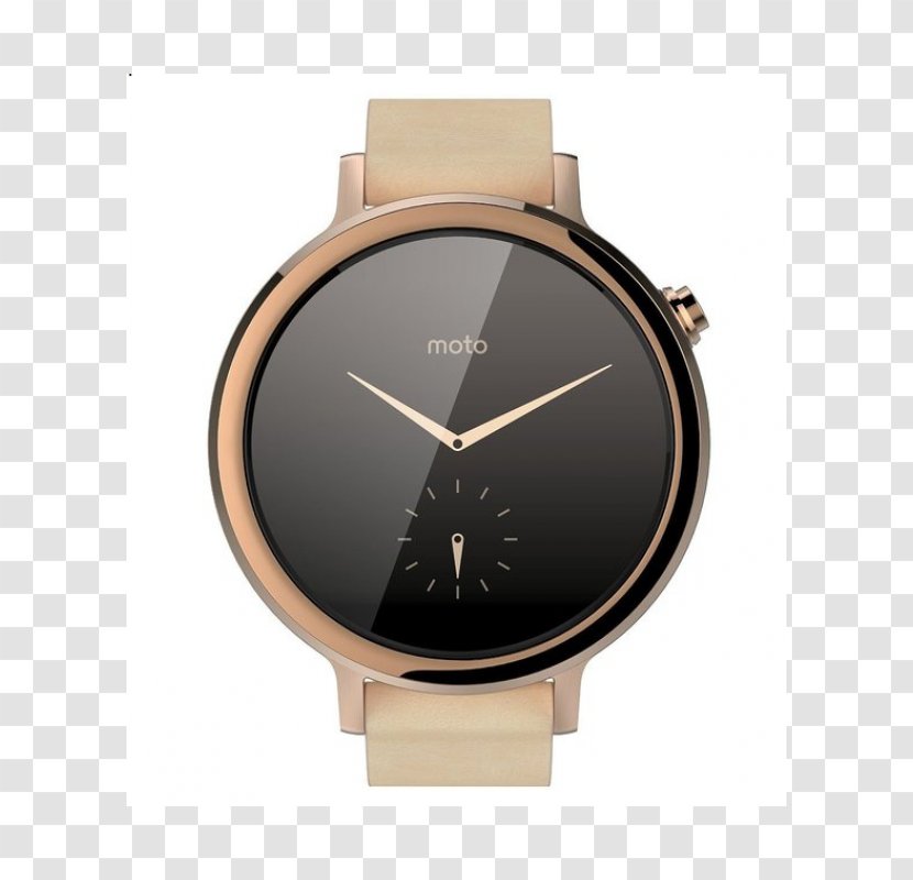 Moto 360 (2nd Generation) Smartwatch Gold Motorola - Android Transparent PNG