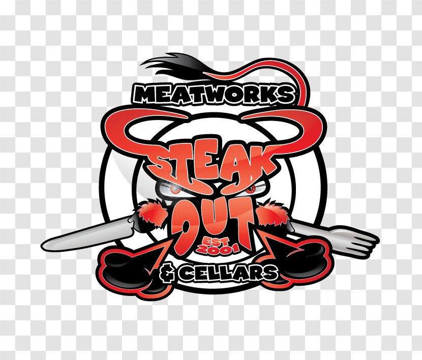 SteakOut Meatworks And Cellars Church Street Delicatessen Restaurant Food - Steak LOGO Transparent PNG