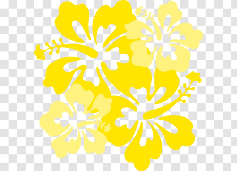 Hawaiian Flower Clip Art - Arranging - Yellow Transparent PNG
