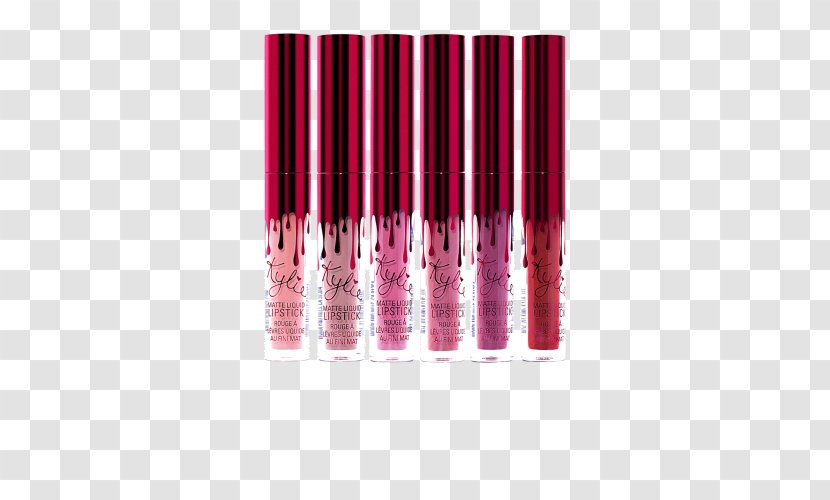Cosmetics Lip Gloss Lipstick Makeup Revolution Retro Luxe Matte Kit - Kylie Jenner - Vial Transparent PNG