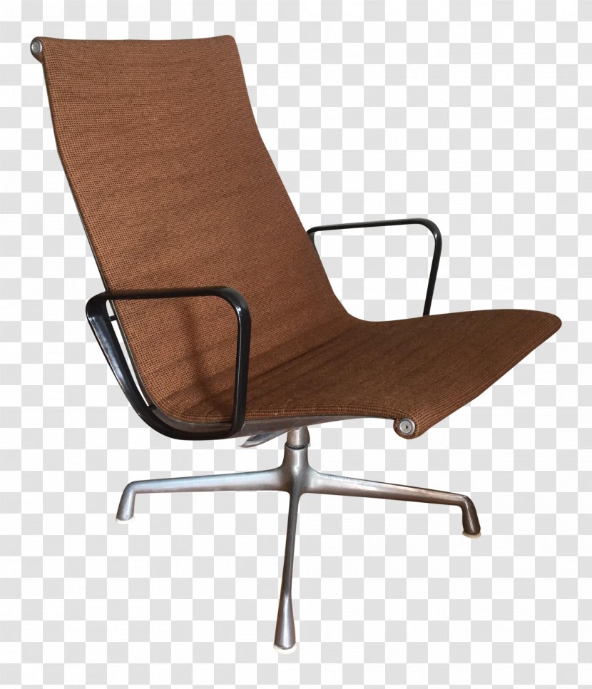 Eames Lounge Chair Wood Aluminum Group Charles And Ray Office & Desk Chairs - Armrest Transparent PNG