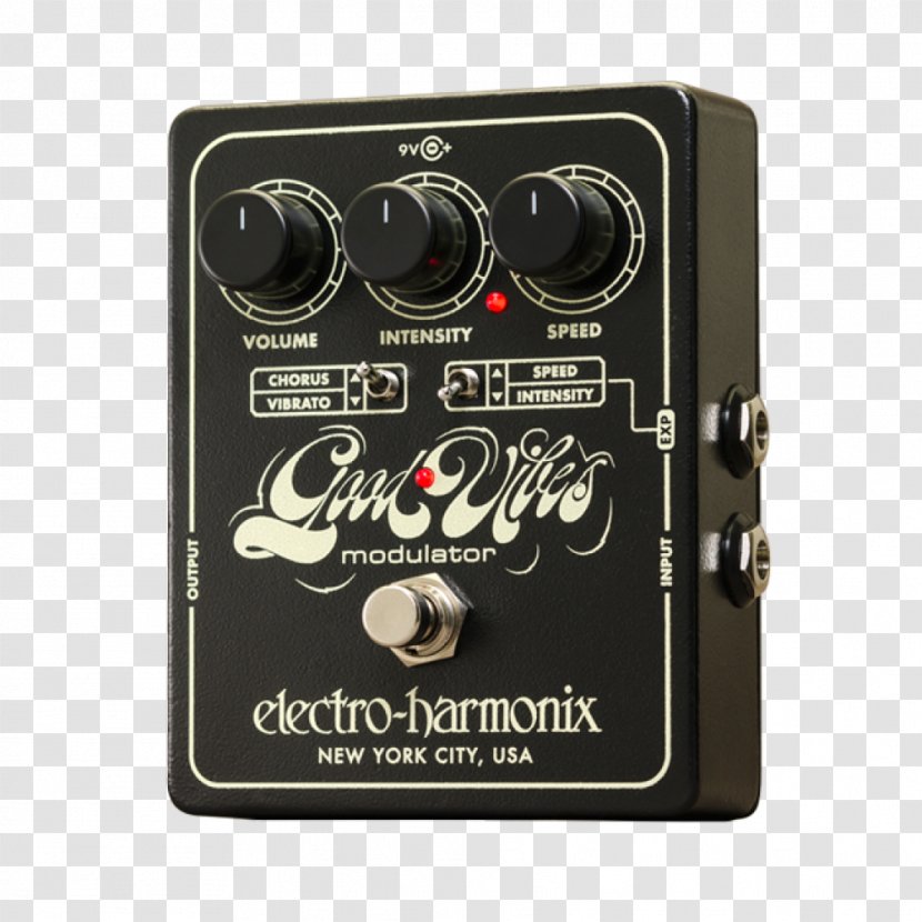 Electro-Harmonix Good Vibes Effects Processors & Pedals Chorus Effect Vibrato - Tree - Electric Guitar Transparent PNG