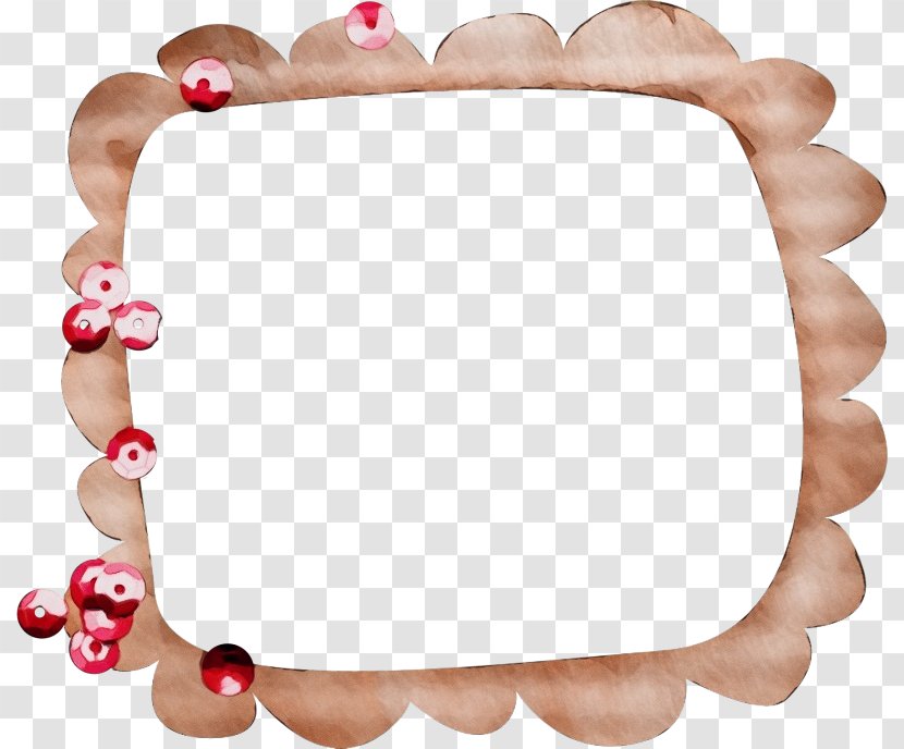 Background Watercolor Frame - Heart Picture Transparent PNG