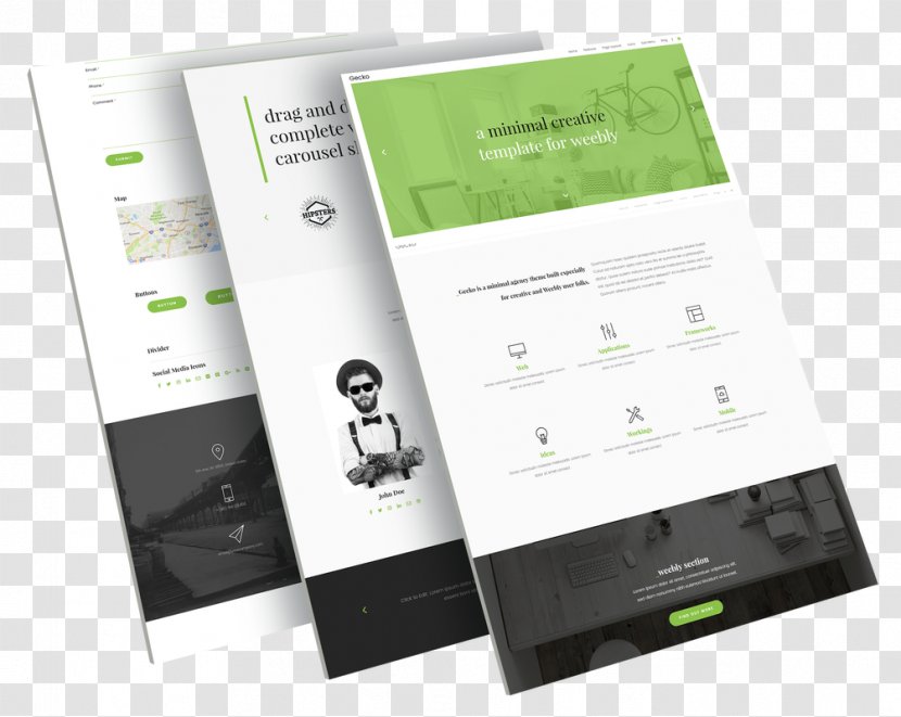 Weebly Template Résumé Curriculum Vitae Website - Brand - Minimal Transparent PNG