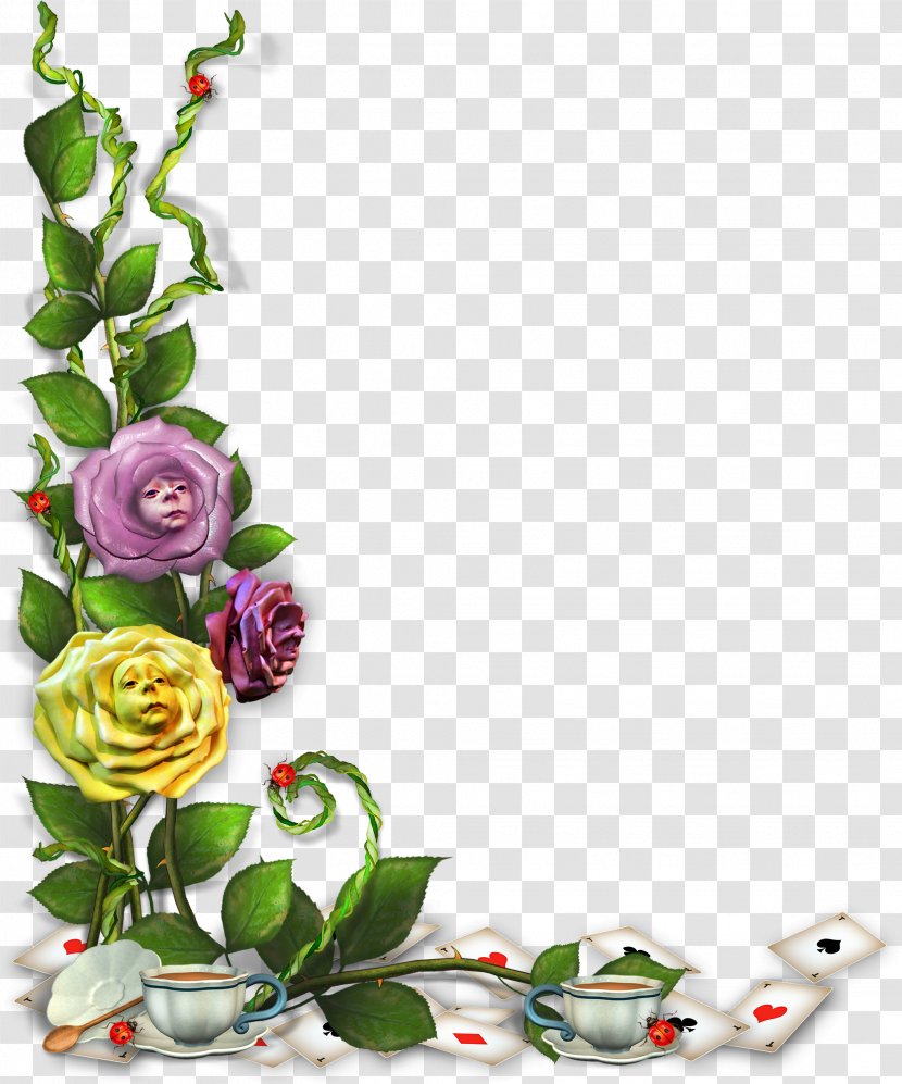 Plantes Et Fleurs Flower - Garden Roses - Frame Transparent PNG