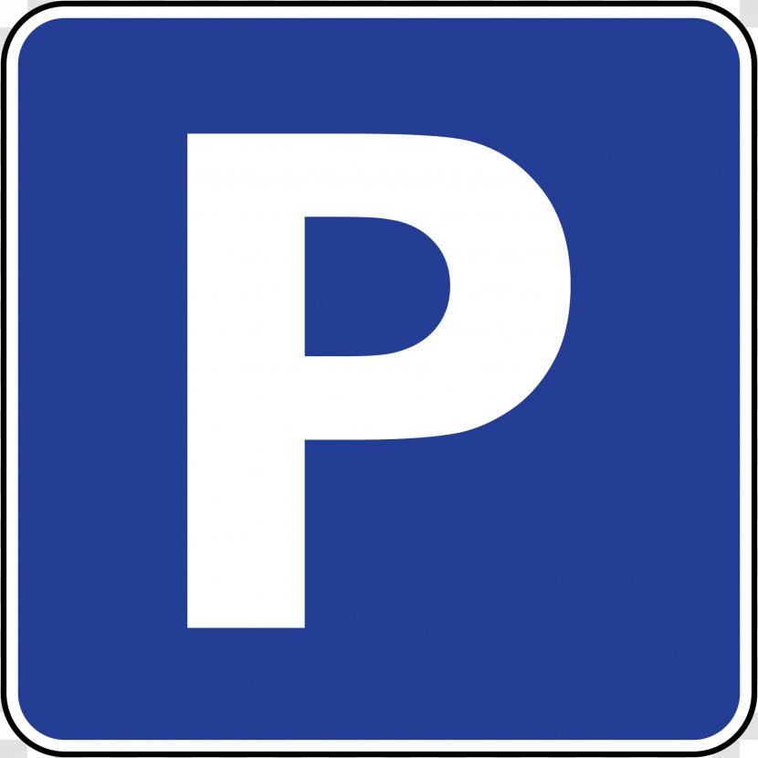 Car Park Parking Traffic Sign Symbol Building - Number - No Transparent PNG