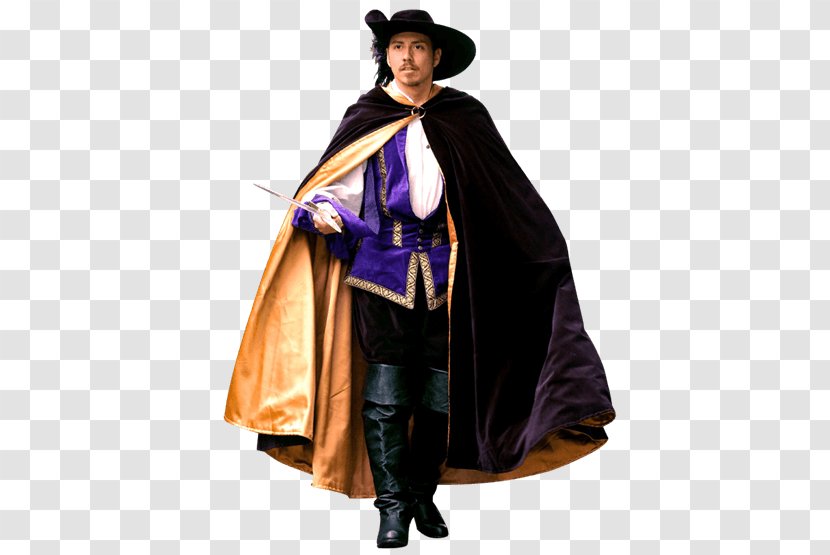 Cape Robe Cloak English Medieval Clothing - Outerwear Transparent PNG