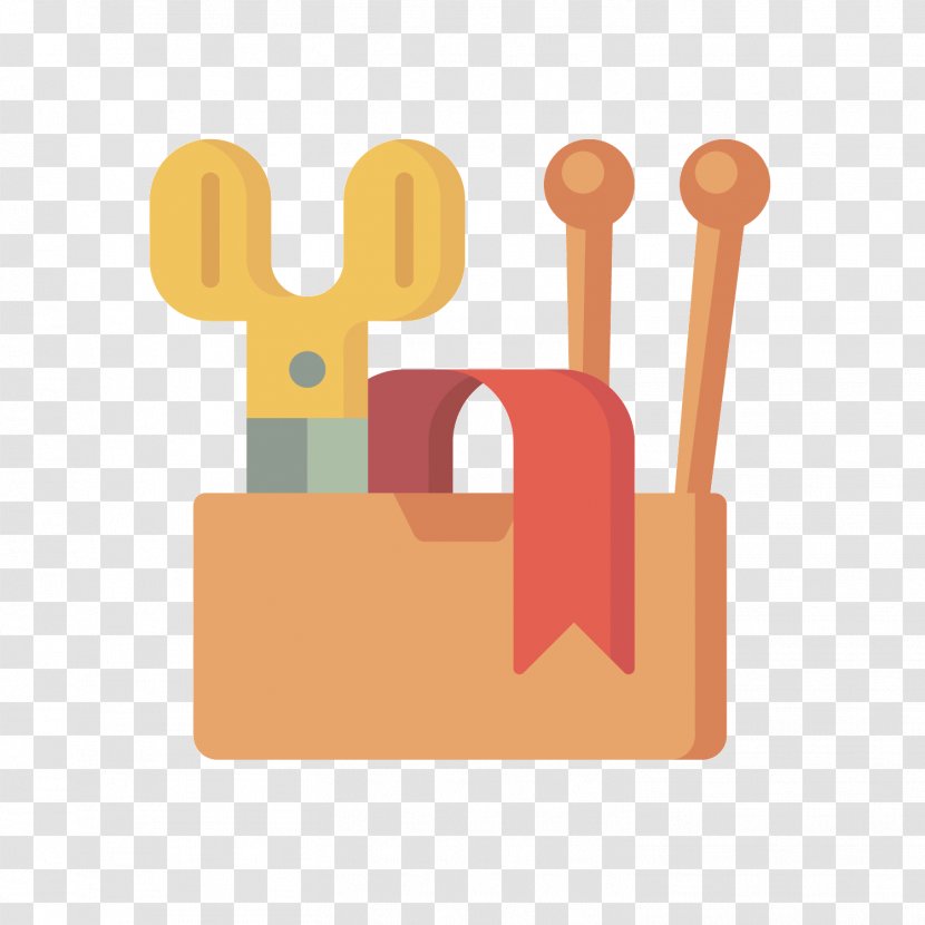 Toolbox Icon - Orange - Gray Transparent PNG