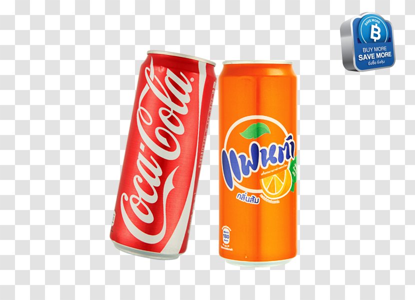 Fizzy Drinks Coca-Cola Sprite Fanta - Thailand Transparent PNG