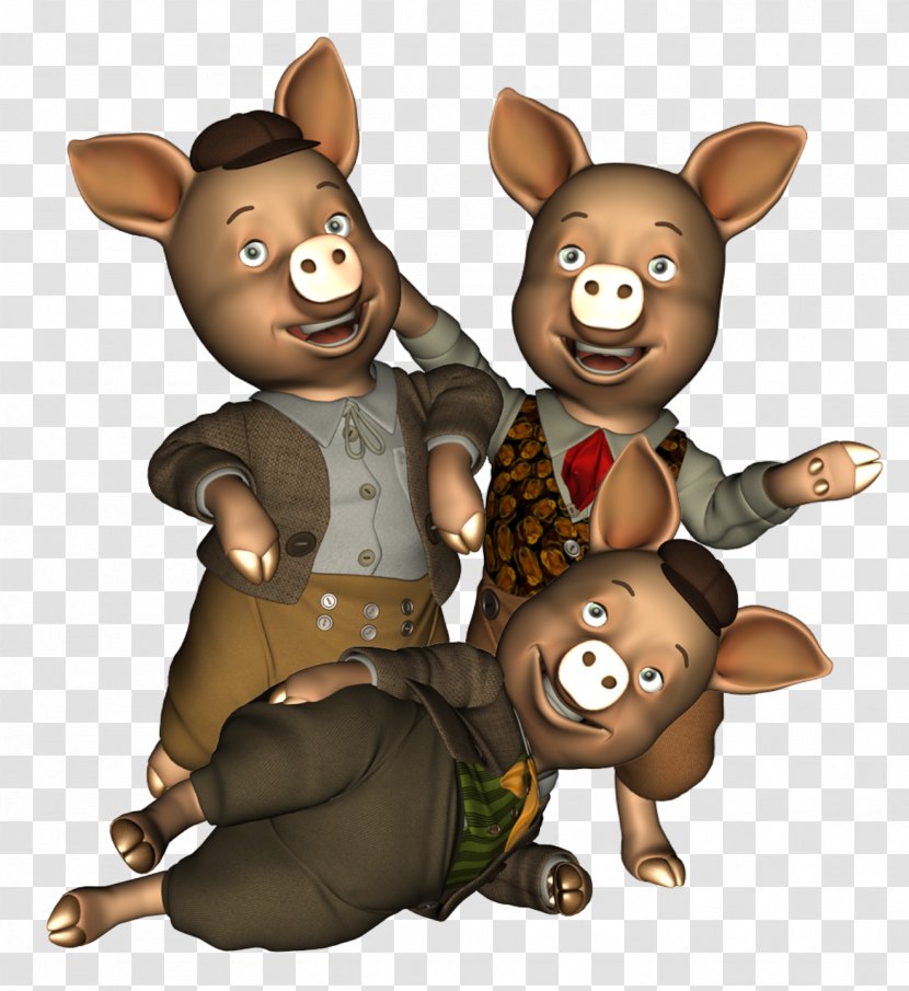 Carnivora Cartoon - Vertebrate - Three Little Pigs Wolf Transparent PNG