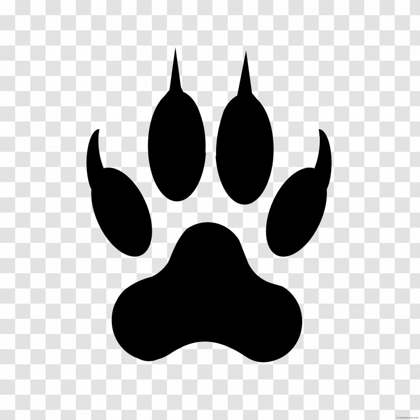 Paw Dog Tiger - Claw - Print White Transparent PNG