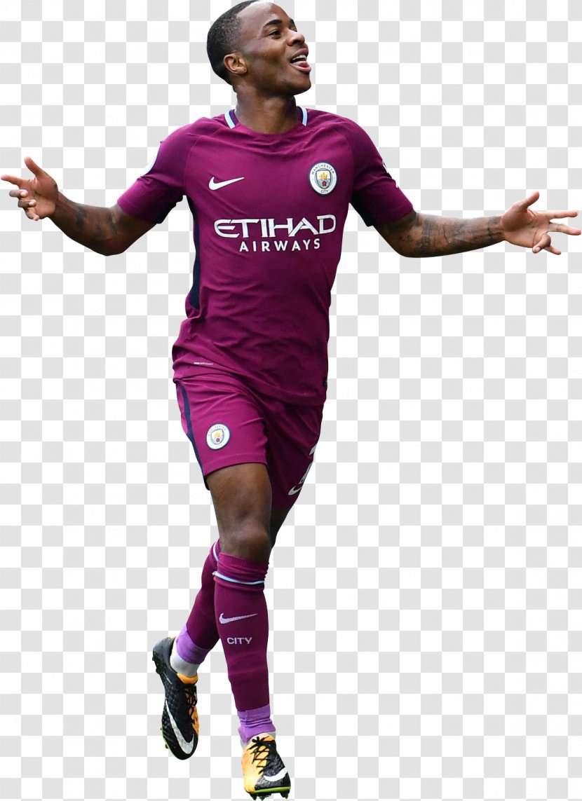 Raheem Sterling Manchester City F.C. Football Player - Jersey Transparent PNG