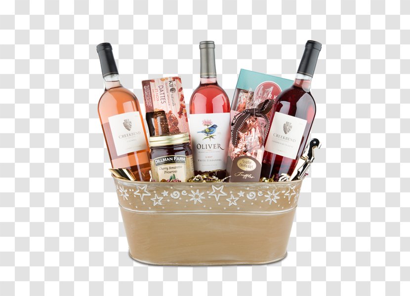 Oliver Winery Food Gift Baskets White Zinfandel Liqueur - East Road - Hamper Transparent PNG