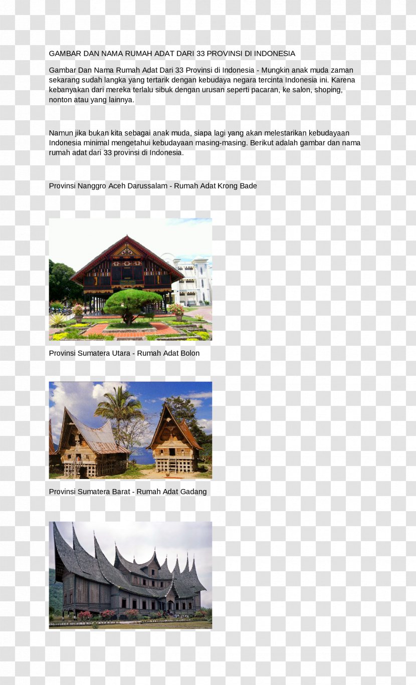 Provinces Of Indonesia Central Sulawesi Rumah Adat Tongkonan - House Transparent PNG