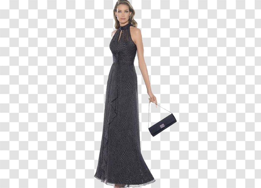 Woman In Evening Dress Gown Painting Little Black - Day - Long Rope Transparent PNG