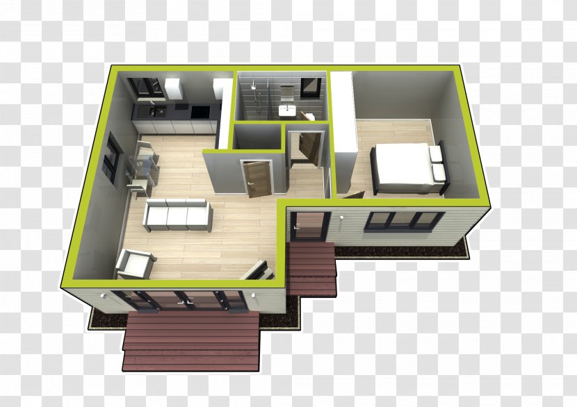IHUS Projects Floor Plan House Architecture Apartment - Furniture Transparent PNG