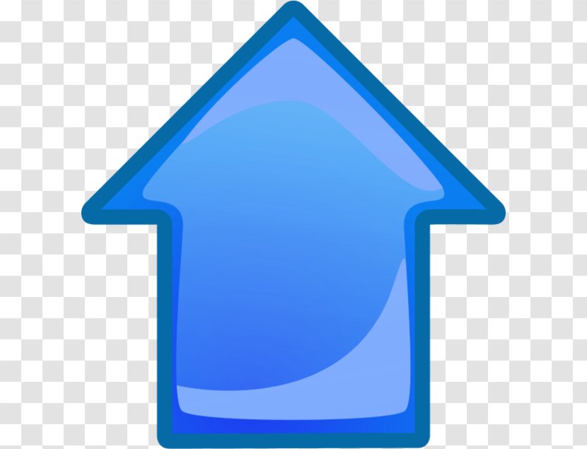 Iron Arrow Up - Blue - Symbol Transparent PNG