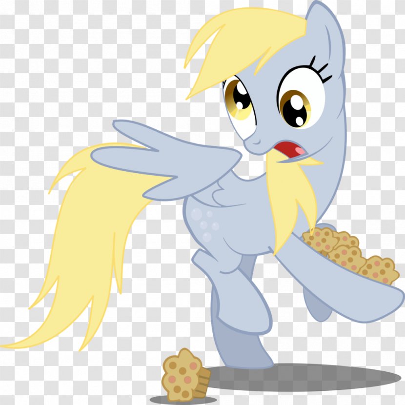 Derpy Hooves My Little Pony Horse Muffin - Vertebrate Transparent PNG