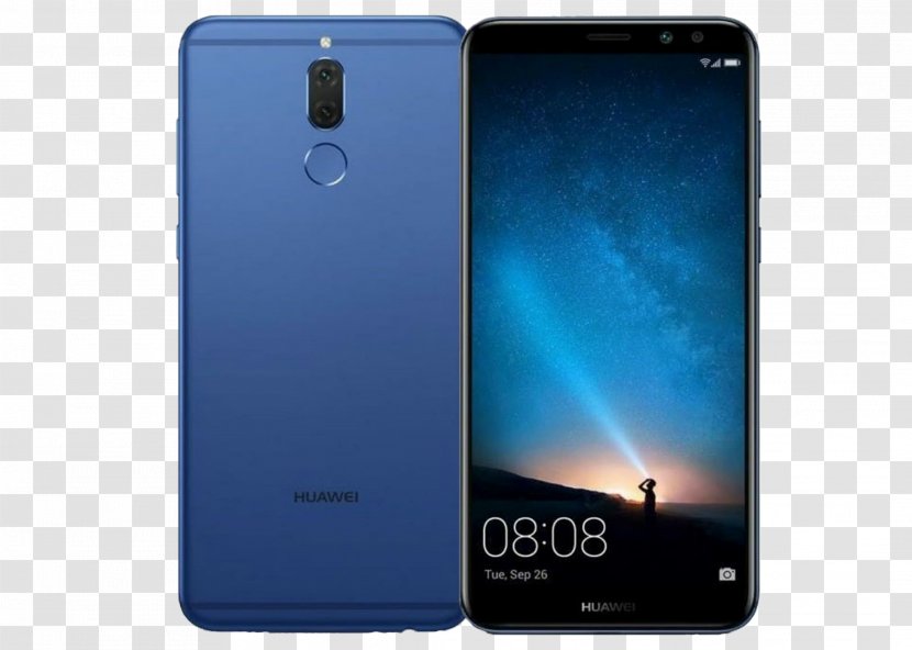 Huawei Mate 10 华为 Nova 2i Aurora Blue 64 Gb - Feature Phone - Wallpaper Transparent PNG