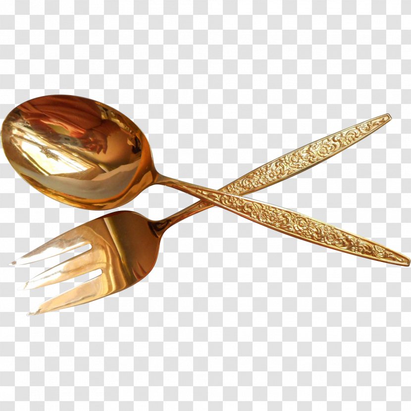 Cutlery Spoon Gold Fork Hot Springs Tableware - Demitasse Transparent PNG