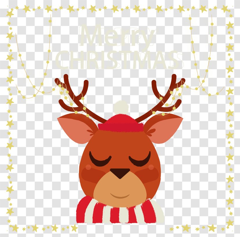 Santa Clauss Reindeer Rudolph - Lantern Festival - Cute Christmas Transparent PNG