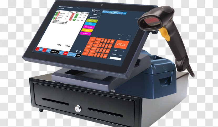 Point Of Sale Retail Barcode System Cash Register - Eatpos - Business Transparent PNG