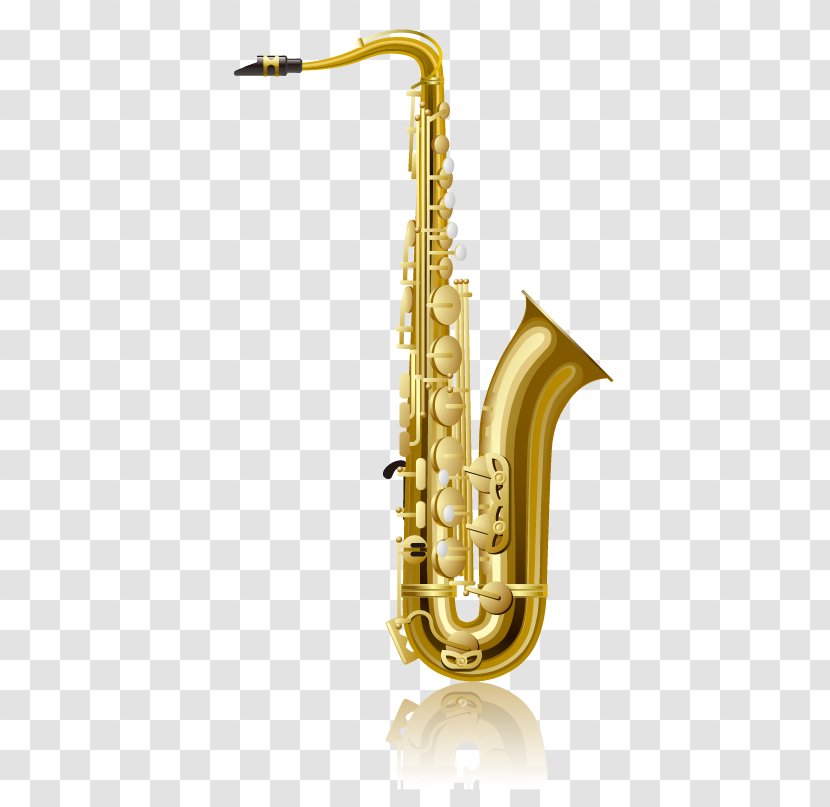 Alto Saxophone Musical Instrument Clarinet - Heart - Vector Transparent PNG