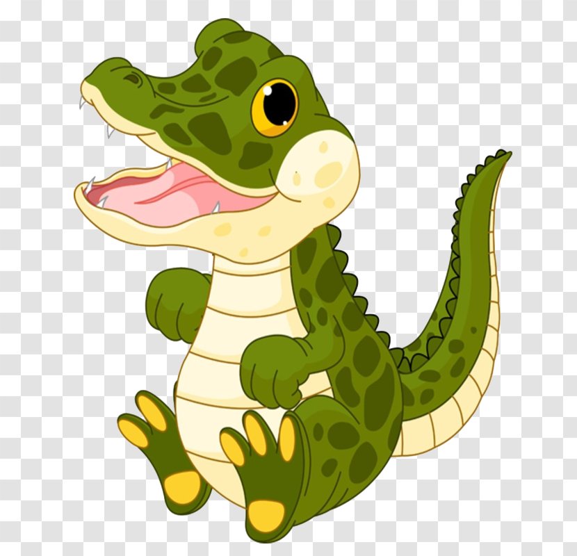 Alligators Crocodile Vector Graphics Cartoon Illustration - Dino Transparent PNG
