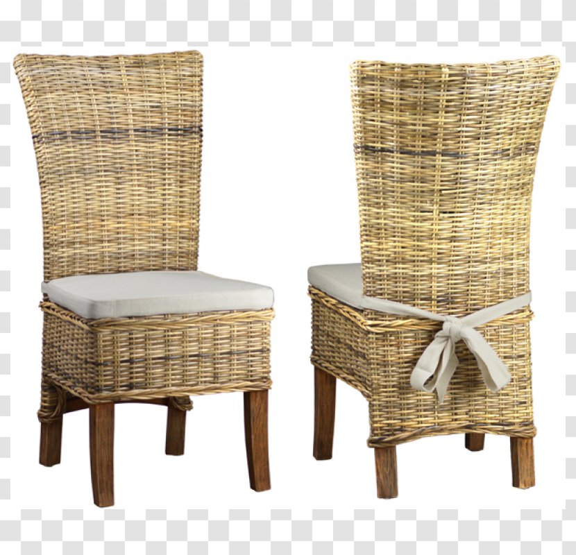 Wicker Cushion Chair Rattan Garden Furniture - Seat Transparent PNG