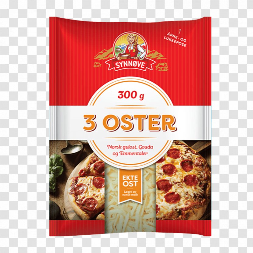 Synnøve Finden Cheese Vegetarian Cuisine Pizza Pepperoni - Snack Transparent PNG