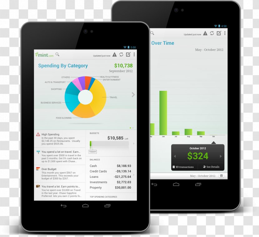 Nexus 7 Android Mobile App Development - Multimedia - Mint Transparent PNG