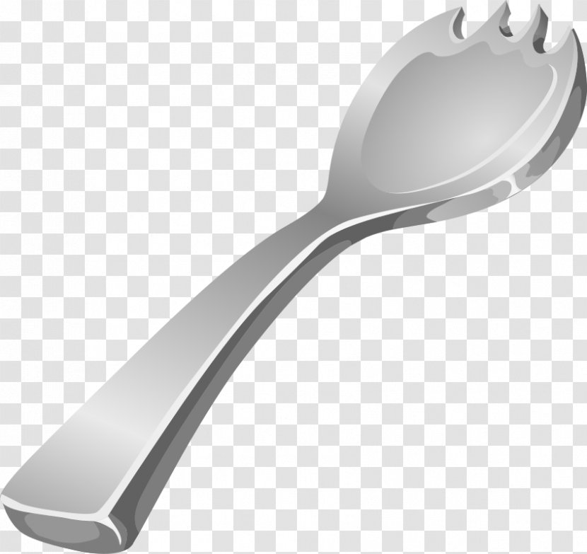 Spork Cutlery Artifact #1 Clip Art - Hardware - Platinum Transparent PNG