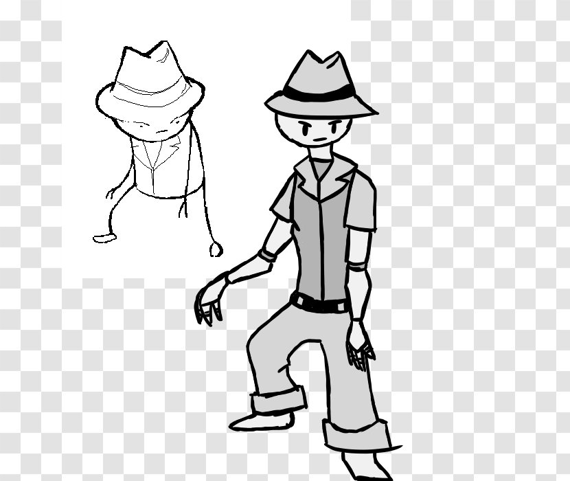 Drawing Finger Line Art Clip - Clothing - Sleuth Transparent PNG