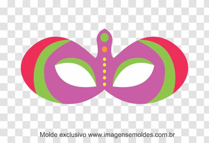 Carnival Mask Handicraft Felt Logo - Child - Aline Mockup Transparent PNG