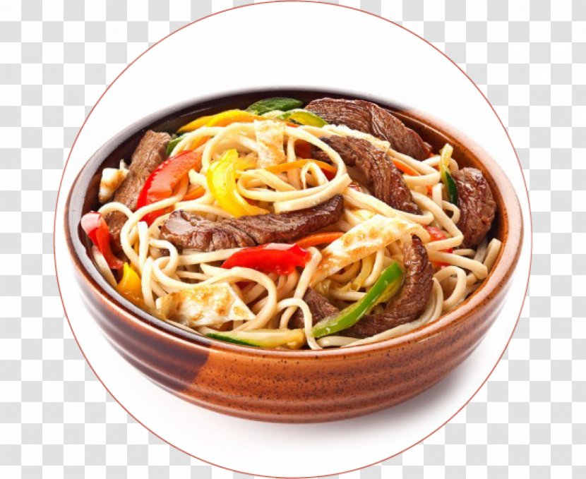 Lamian Chow Mein Chinese Noodles Lo Yakisoba - Wok Transparent PNG