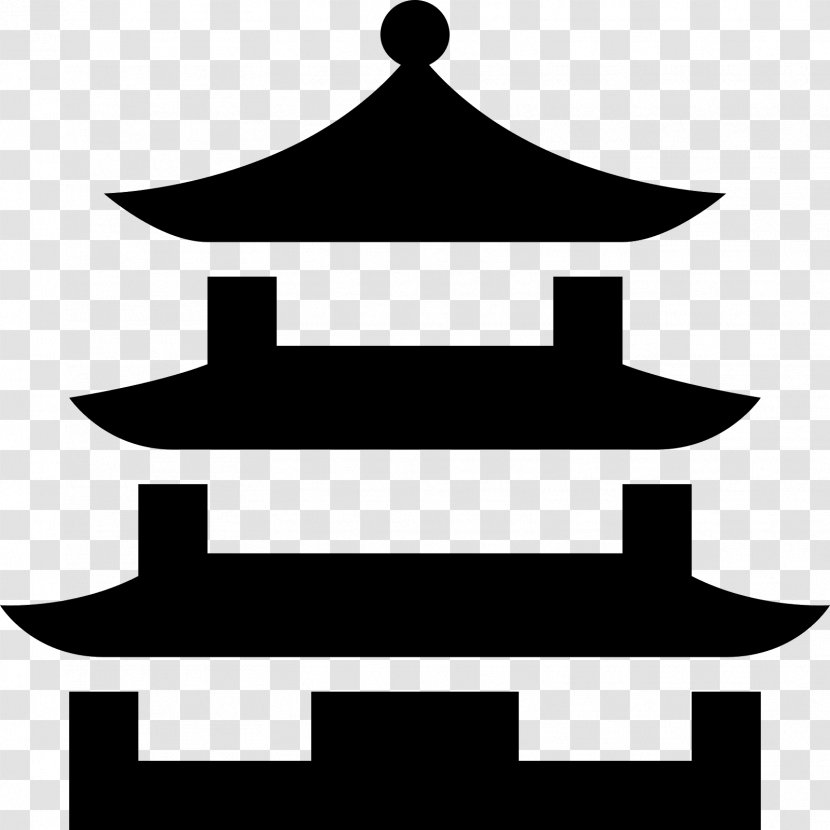 Pagoda Line Point Clip Art - Temple Transparent PNG