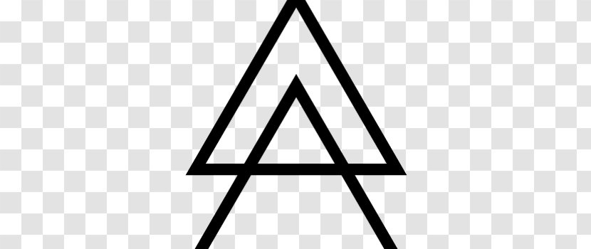 Alchemical Symbol Alchemy Silver Air - Black And White Transparent PNG