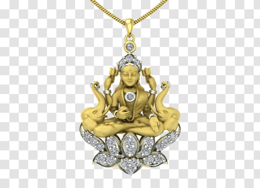 Kali Charms & Pendants Jewellery Locket Gold - Necklace - Lakshmi Transparent PNG