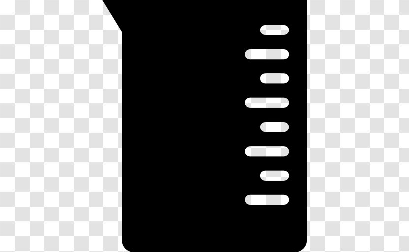 Rectangle Mobile Phone Accessories Black And White - School Bell - Bookmark Transparent PNG