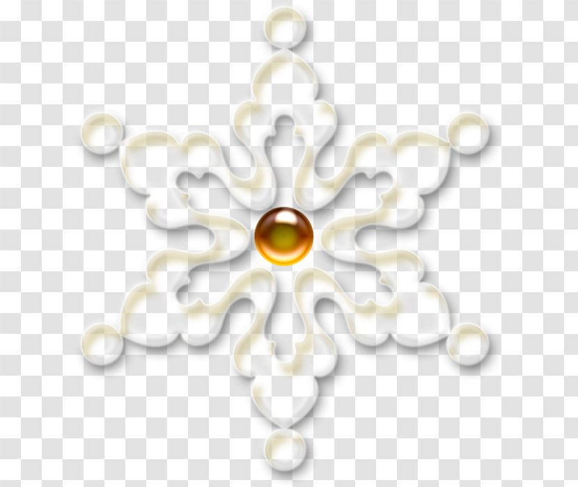 Snowflake Image Pendant - Necklace Transparent PNG