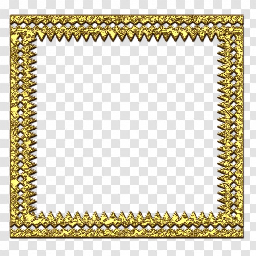 Picture Frames Gold Clip Art - Photography - Metal Border Transparent PNG