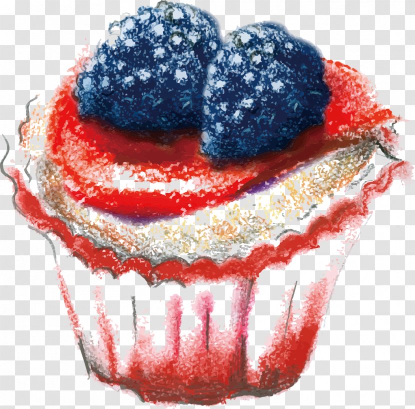 Cupcake Muffin Bakery - Toppings - Cake Transparent PNG