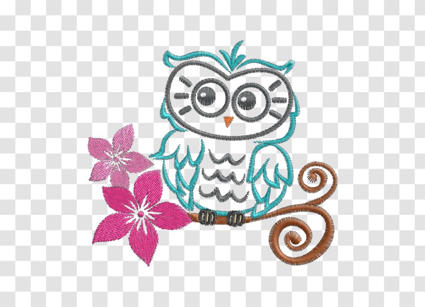 Embroidery Handicraft Sewing Little Owl Clip Art - Video Transparent PNG