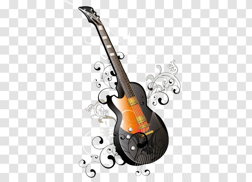 Electric Guitar Musical Instruments Note - Flower Transparent PNG