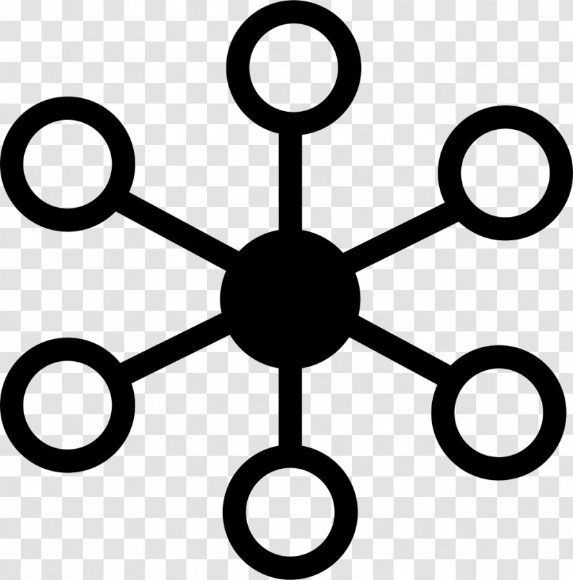 Node Vector Graphics Blockchain Icon Design - Molecule Symbol Transparent PNG