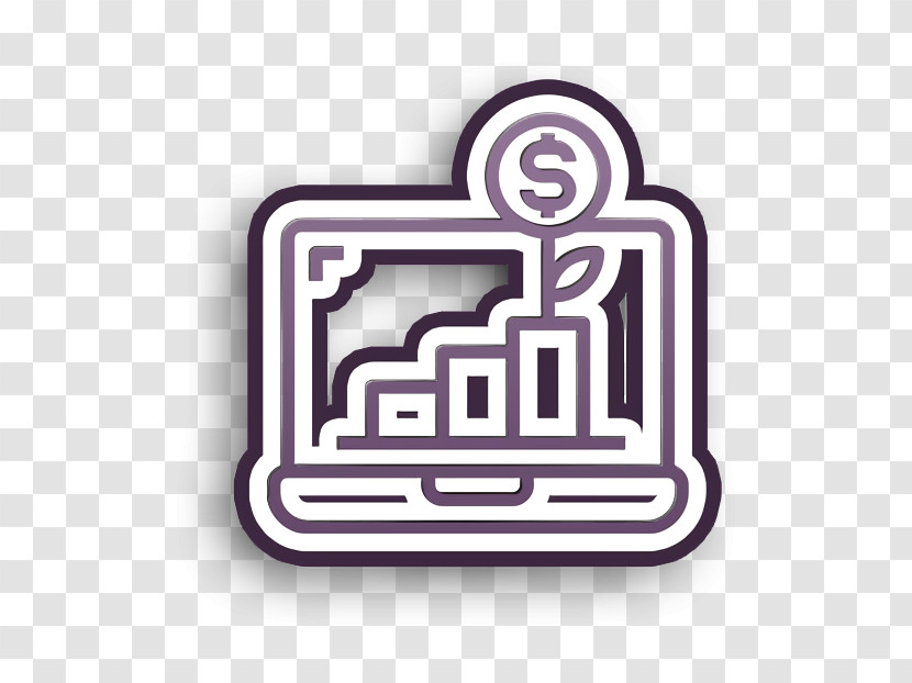 Startup Icon Laptop Icon Growth Icon Transparent PNG