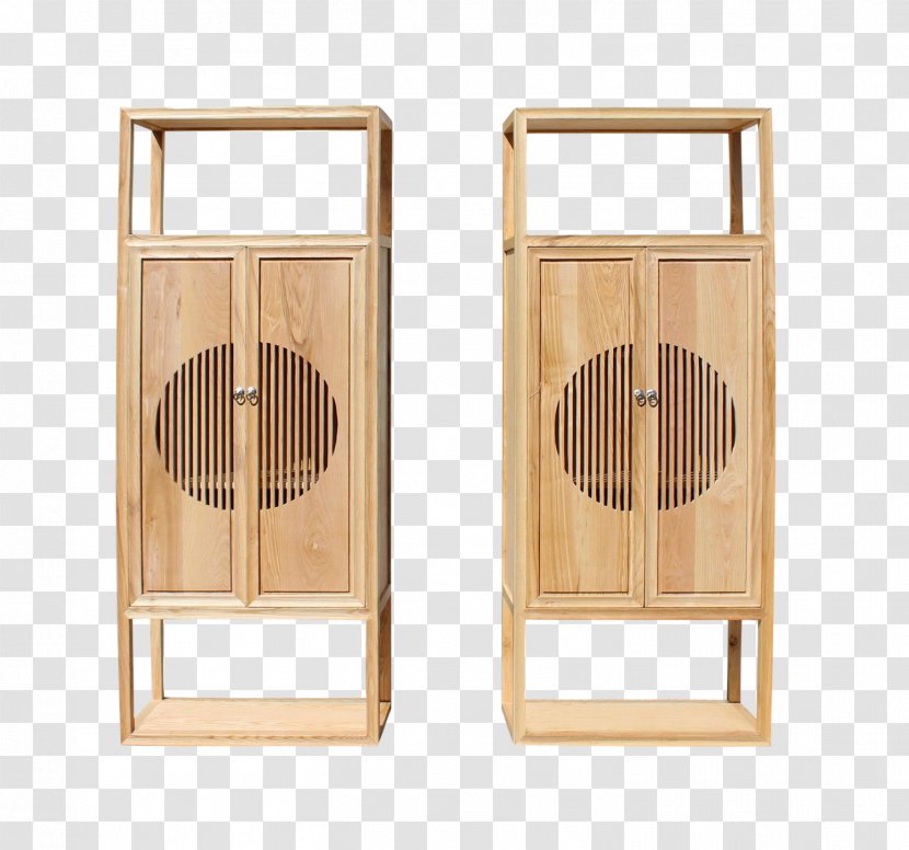 Bedside Tables Cabinetry Display Case Bookcase Shelf - Hardwood - Shutter Doors Transparent PNG