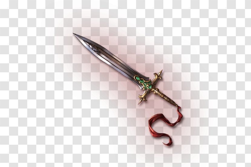 Granblue Fantasy Dagger Sword Weapon Xiphos - Cold Transparent PNG