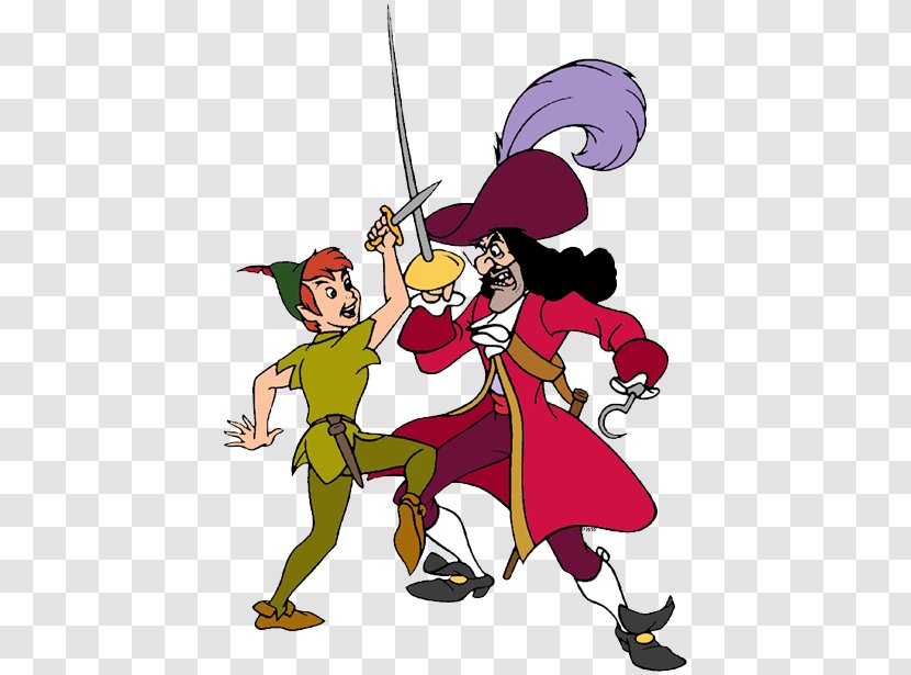 Captain Hook Peeter Paan Peter Pan Smee Lost Boys - Wendy Darling Transparent PNG