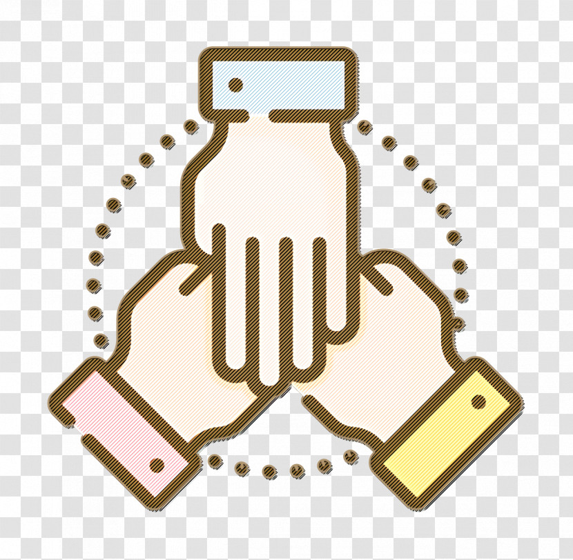United Icon Teamwork Icon Friendship Icon Transparent PNG